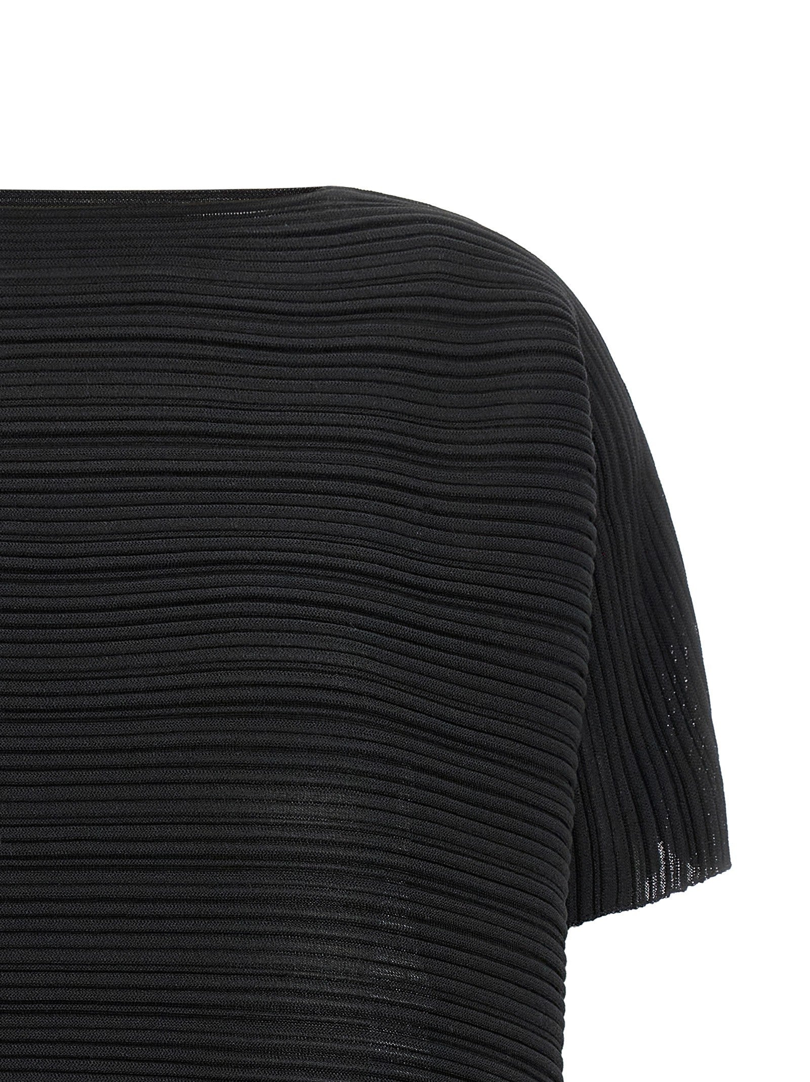 Pleats Please Issey Miyake Paper Bounce Blouse Black