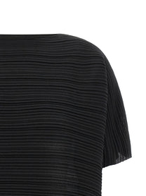 Pleats Please Issey Miyake Paper Bounce Blouse Black
