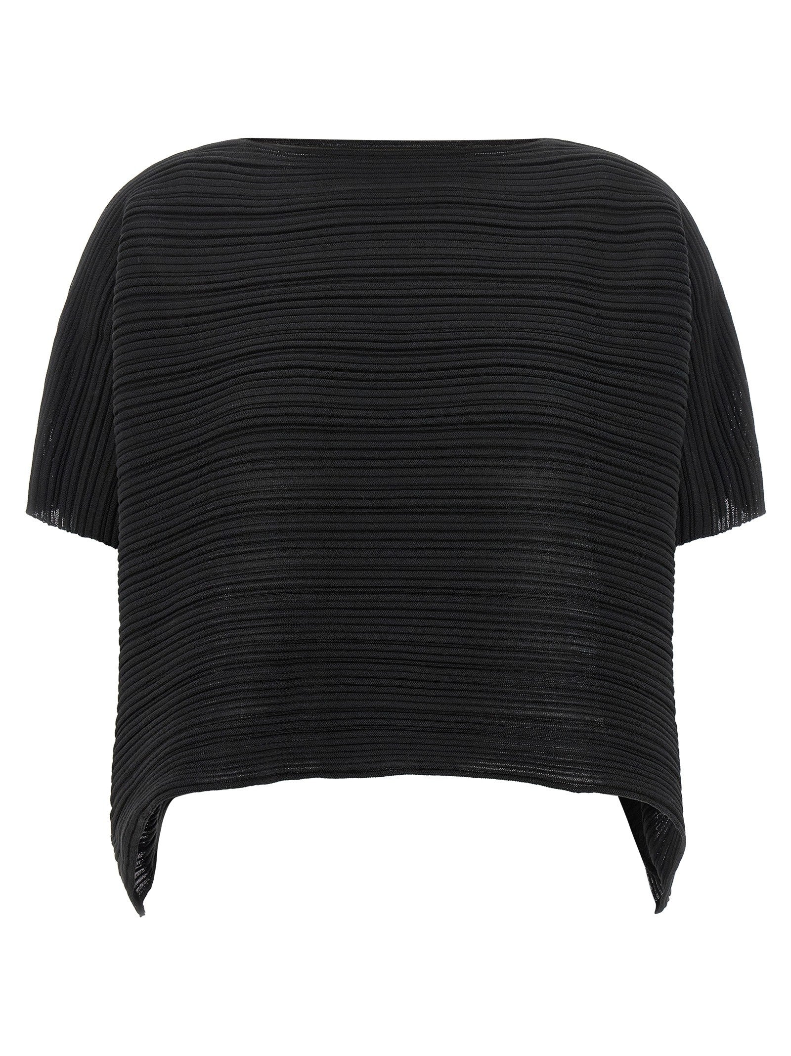 Pleats Please Issey Miyake Paper Bounce Blouse Black