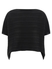 Pleats Please Issey Miyake Paper Bounce Blouse Black