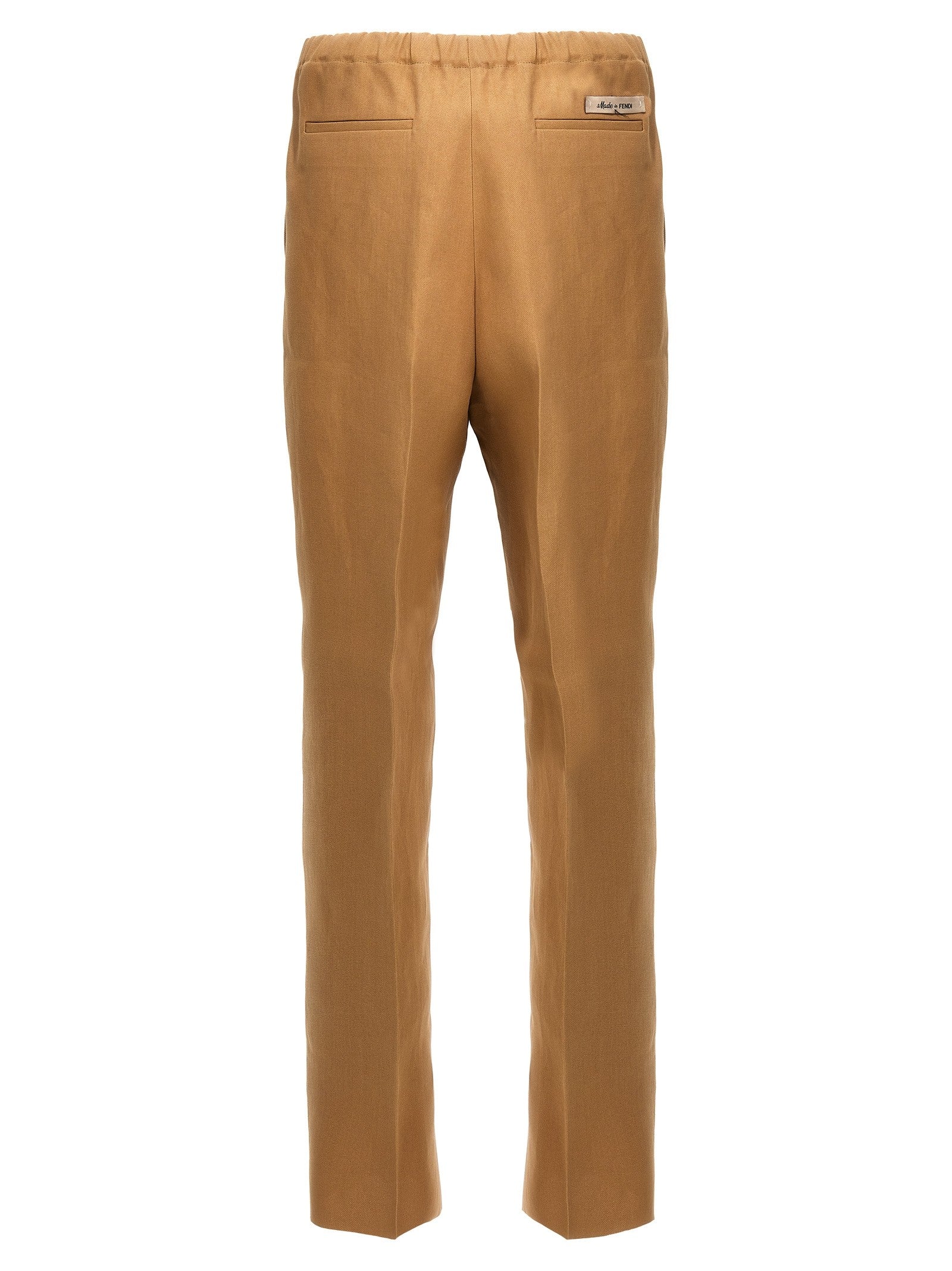 Fendi Paper Canvas Pants Beige