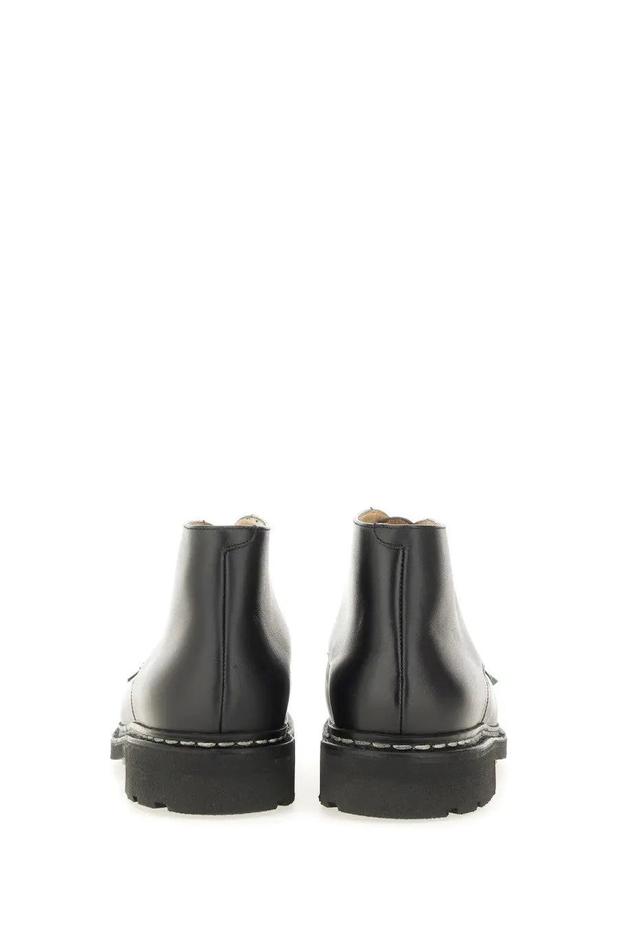 Paraboot Men's Leather Boot Black, view 3