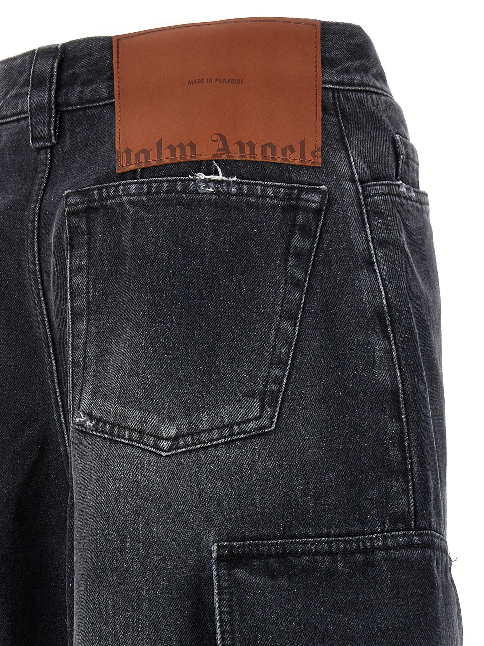 Palm Angels Parachute Jeans Grey
