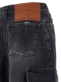 Palm Angels Parachute Jeans Grey