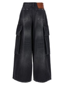 Palm Angels Parachute Jeans Grey