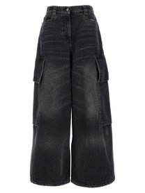 Palm Angels Parachute Jeans Grey