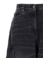 Palm Angels Parachute Jeans Grey, view 3