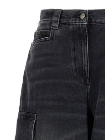 Palm Angels Parachute Jeans Grey