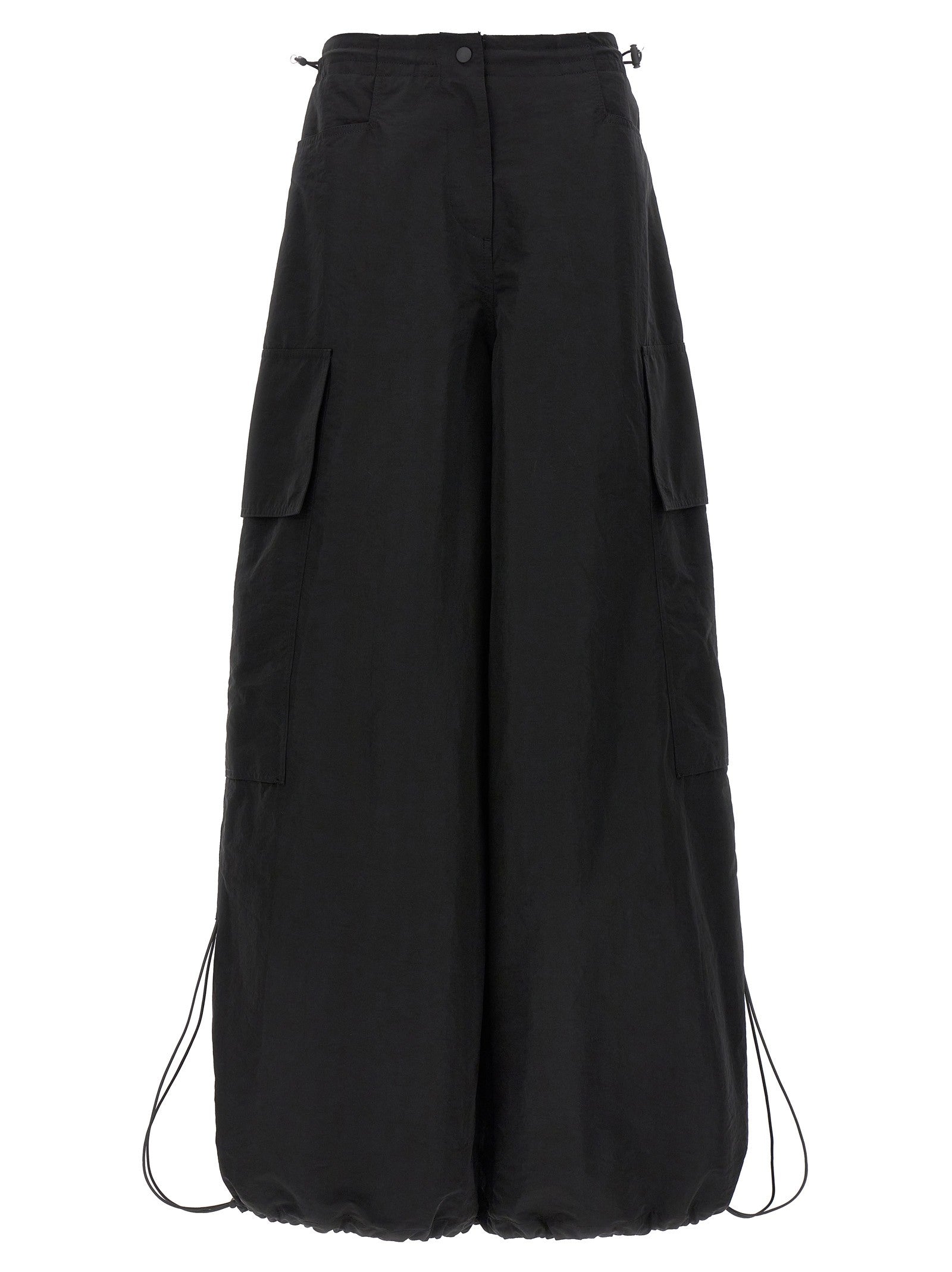 Palm Angels Parachute Pants Black