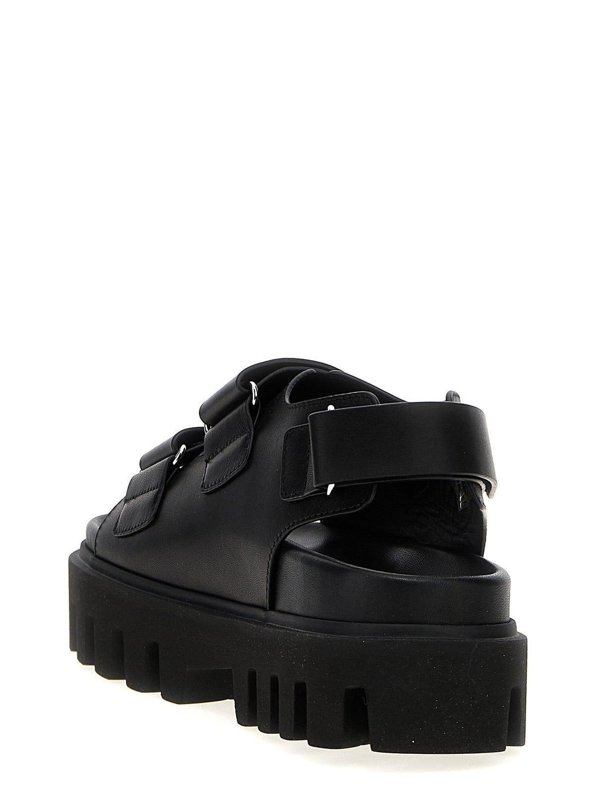 Alexander McQueen Parachute Sandals Black, view 3