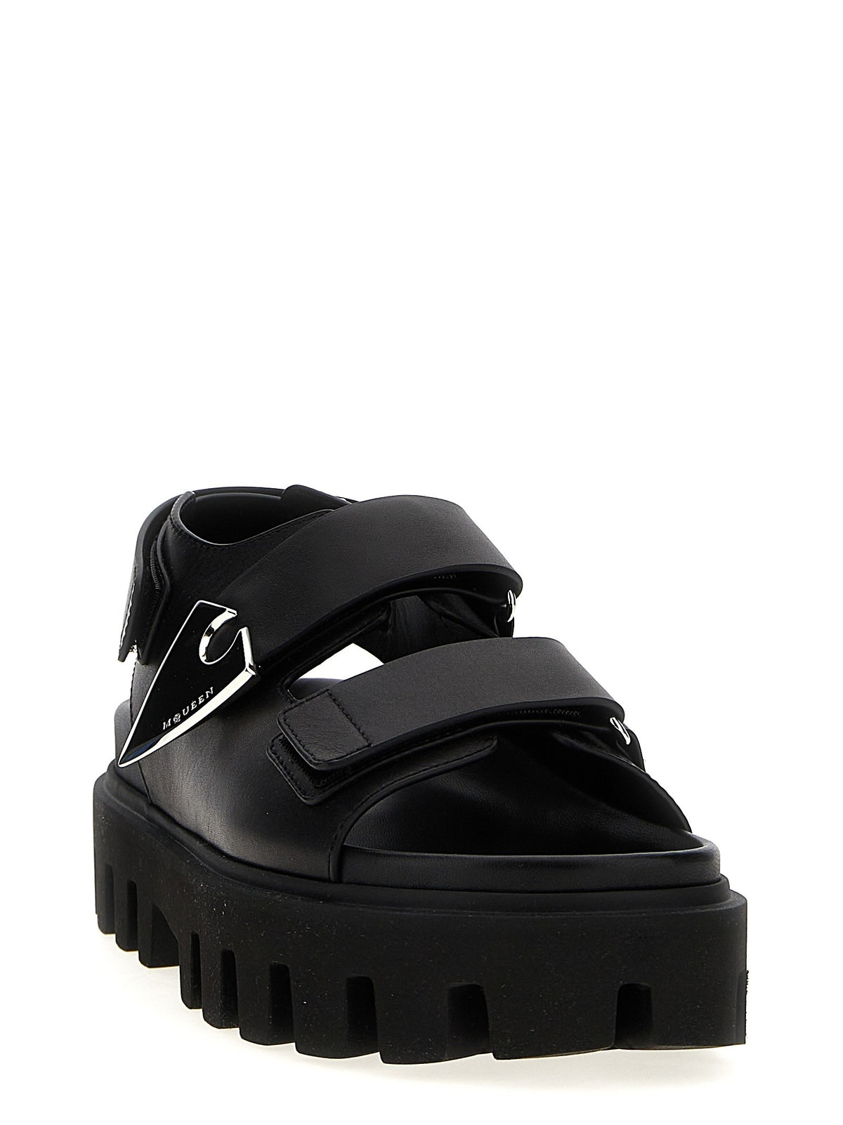 Alexander McQueen Parachute Sandals Black