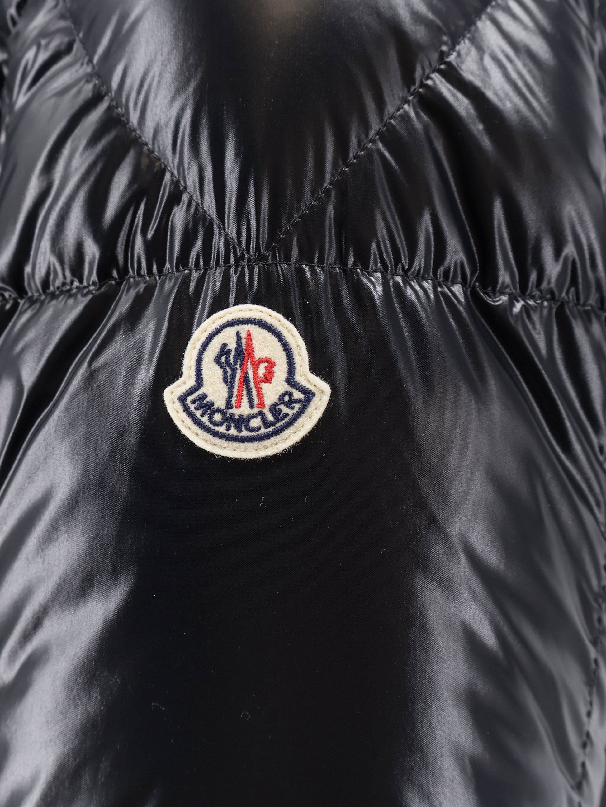 Moncler Men's Parana Shiny Material Down Jacket Black