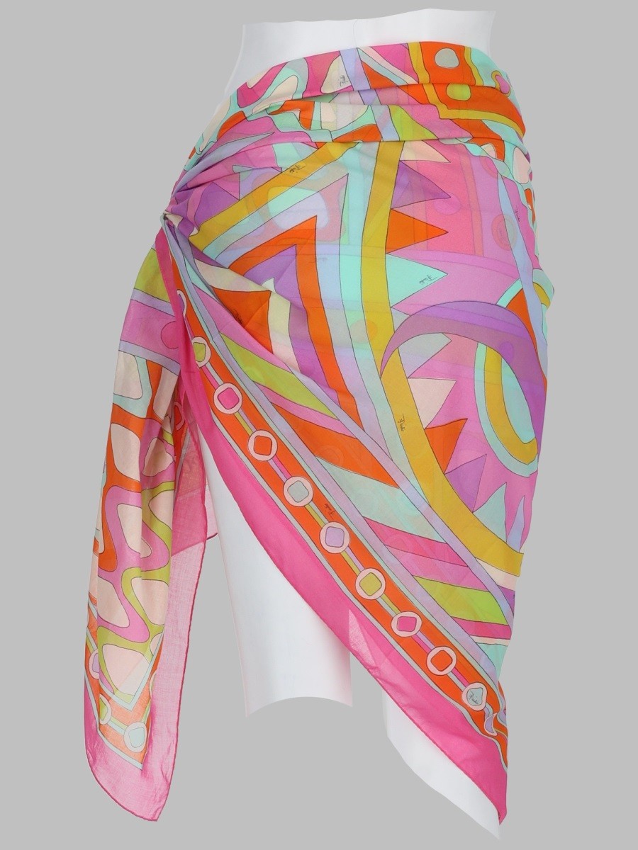 Pucci Women's Pareo Con Stampa Vivara Multicolor