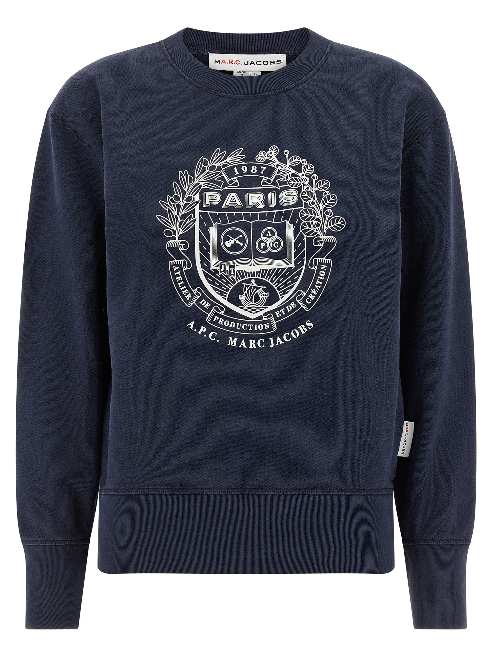 A.P.C Paris Apc Capsule Sweatshirt for Marc Jacobs Blue