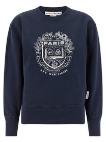 A.P.C Paris Apc Capsule Sweatshirt for Marc Jacobs Blue