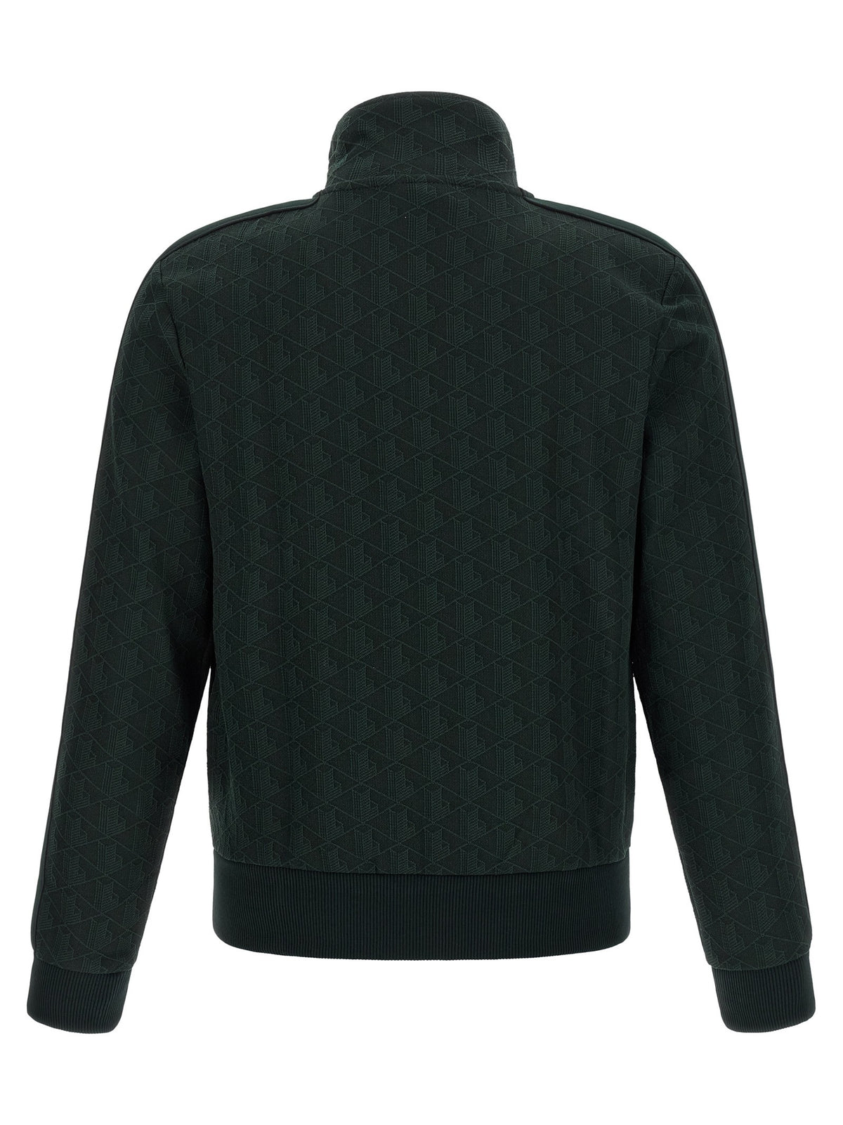 Lacoste Paris Jacquard Monogram Sweatshirt Green