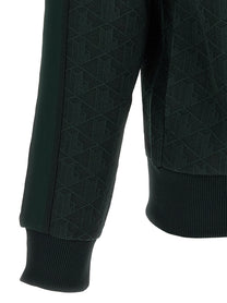 Lacoste Paris Jacquard Monogram Sweatshirt Green