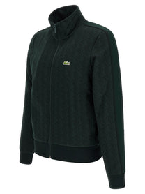 Lacoste Paris Jacquard Monogram Sweatshirt Green