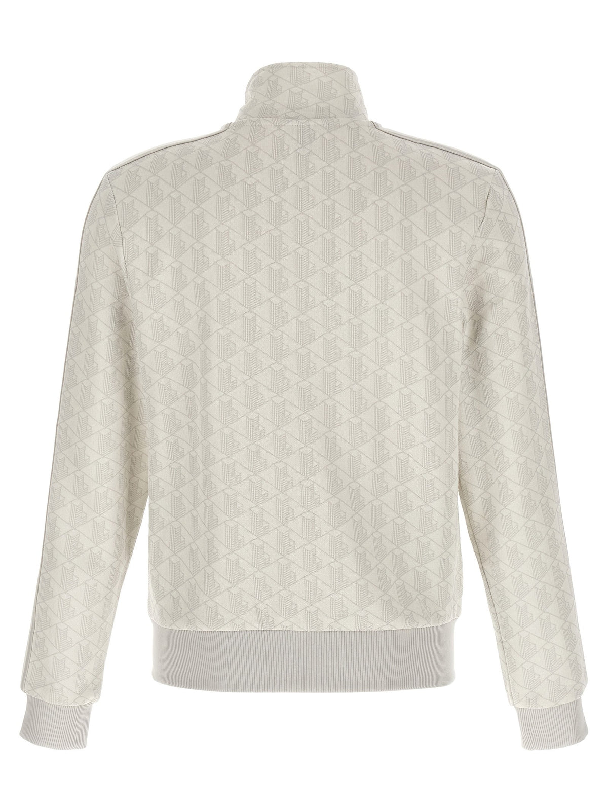 Lacoste Paris Jacquard Sweatshirt Grey, view 2