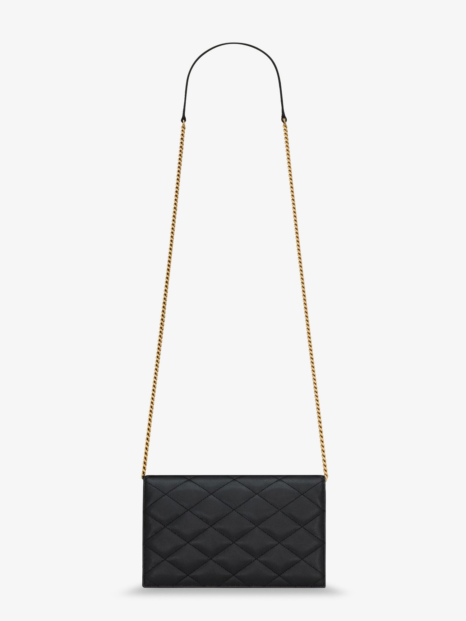 Saint Laurent Women's Paris Leather Crossbody Bag Black