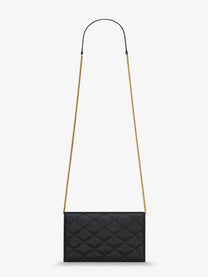 Saint Laurent Women's Paris Leather Crossbody Bag Black