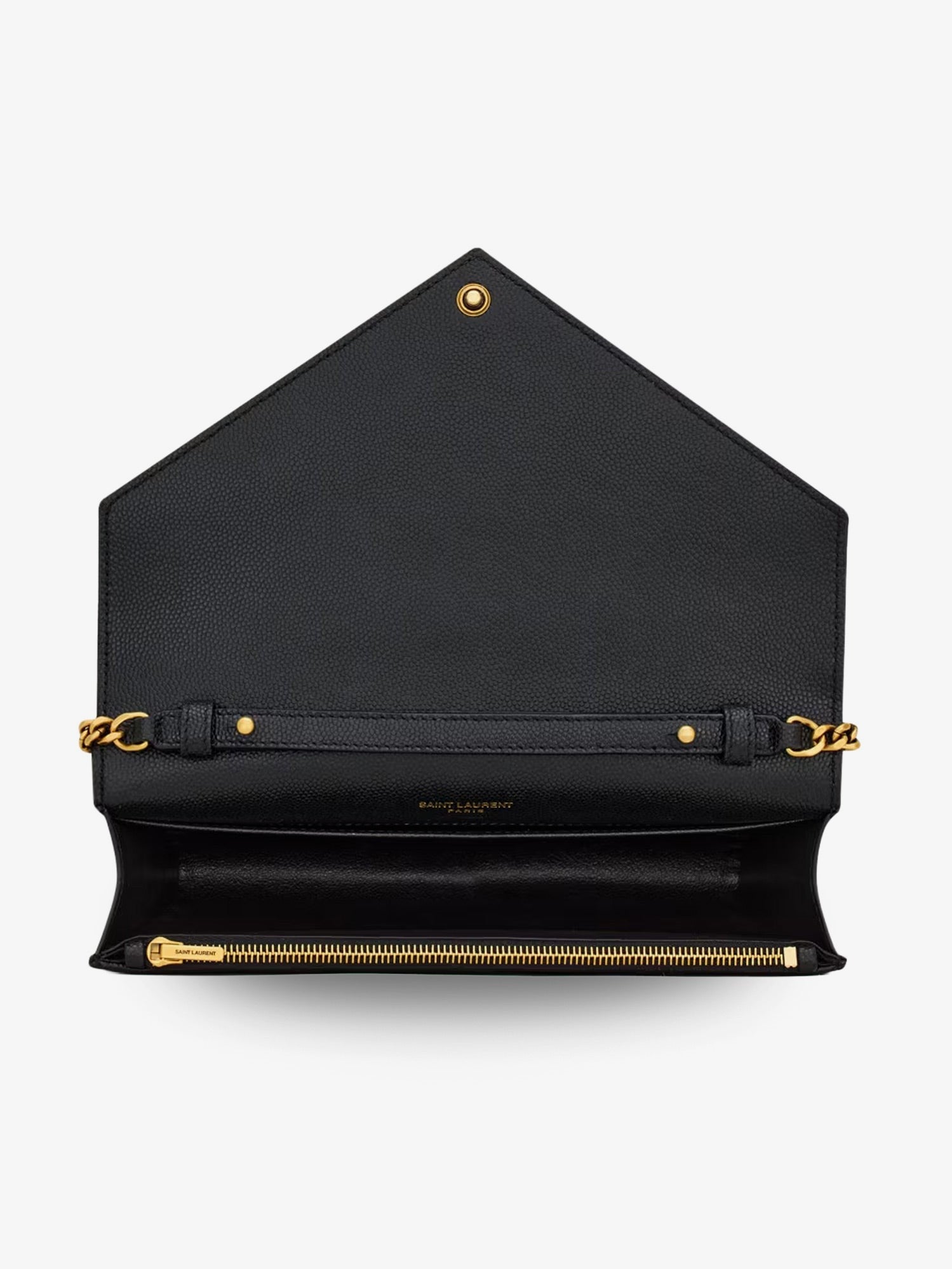 Saint Laurent Women's Paris Leather Crossbody Bag Black