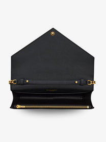 Saint Laurent Women's Paris Leather Crossbody Bag Black