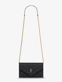 Saint Laurent Women's Paris Leather Crossbody Bag Black