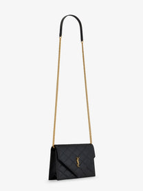 Saint Laurent Women's Paris Leather Crossbody Bag Black