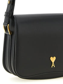 Ami Paris Paris Paris Crossbody Bag Black