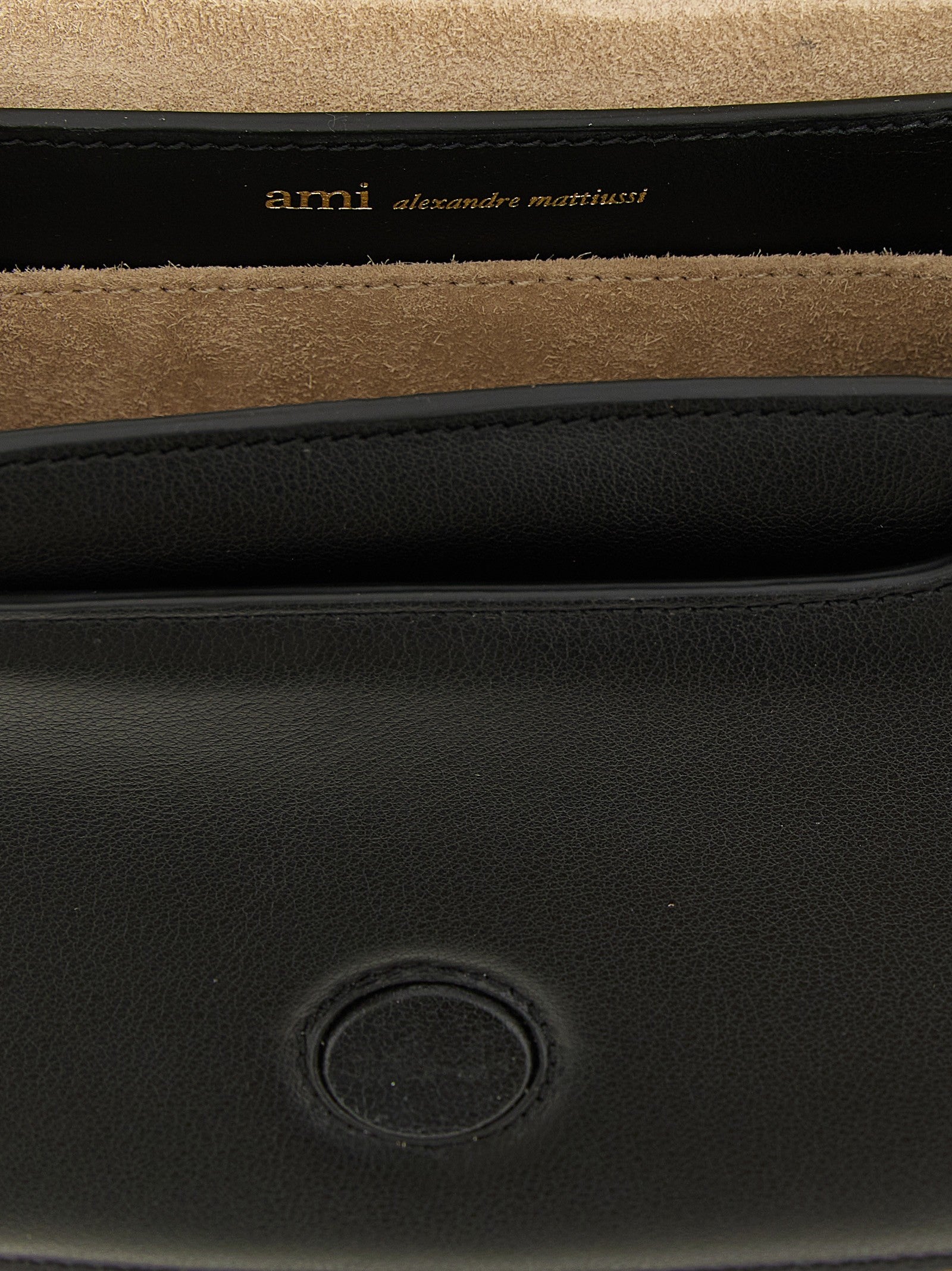 Ami Paris Paris Paris Crossbody Bag Black