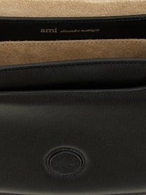Ami Paris Paris Paris Crossbody Bag Black