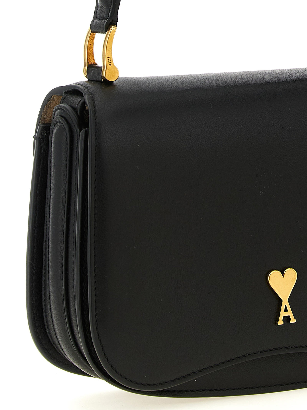 Ami Paris Paris Paris Handbag Black