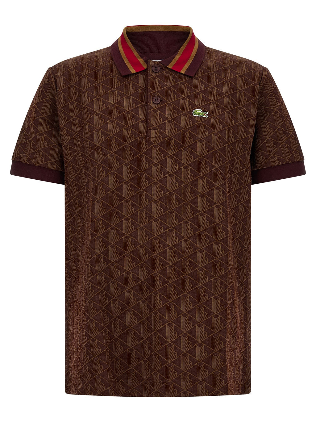 Lacoste Paris Polo Shirt Brown