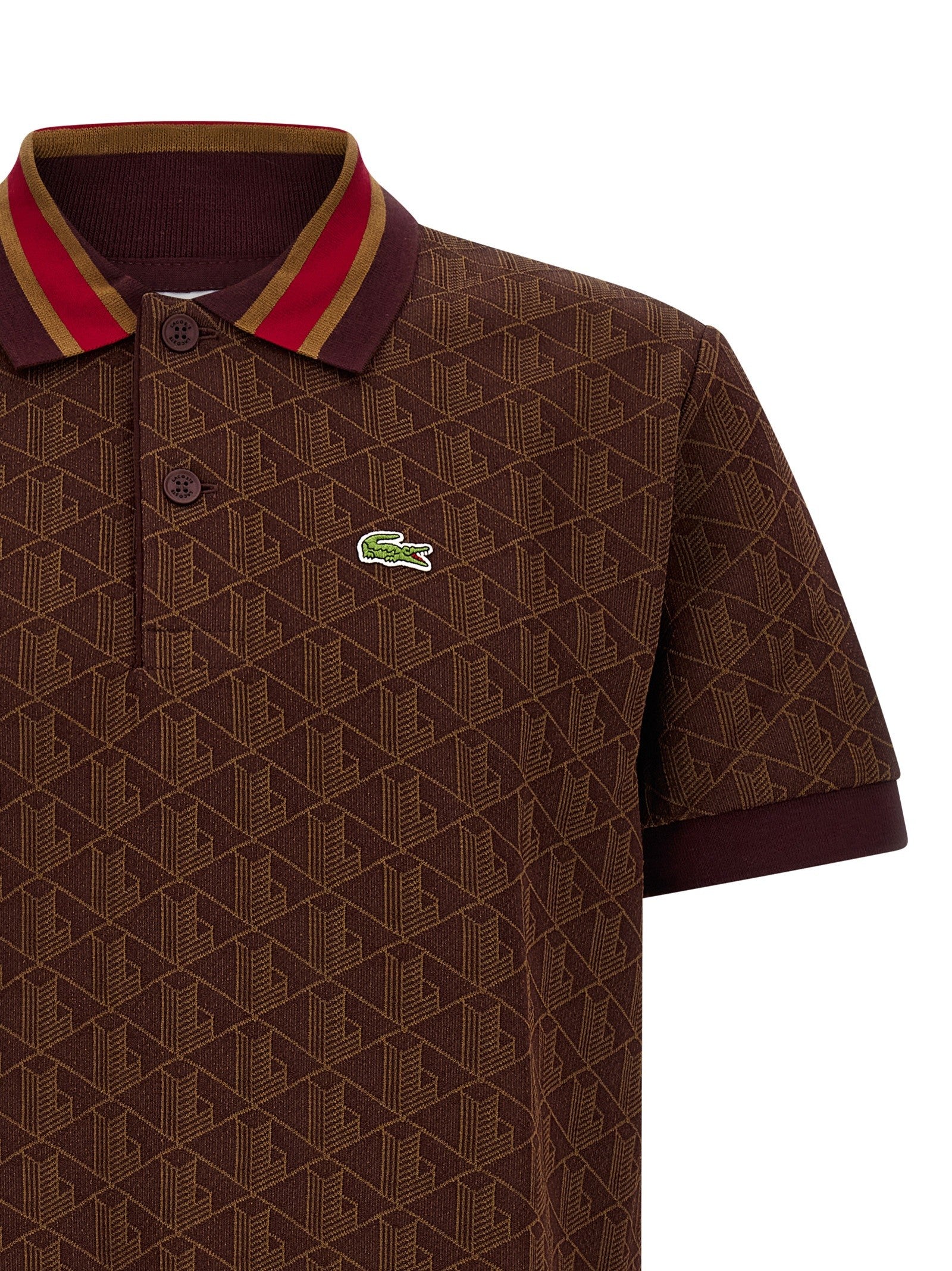 Lacoste Paris Polo Shirt Brown