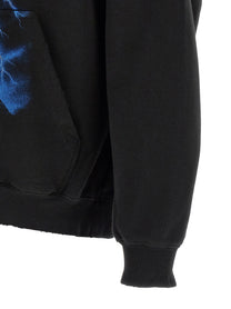 Balenciaga Paris Thunderstorm Hoodie Black
