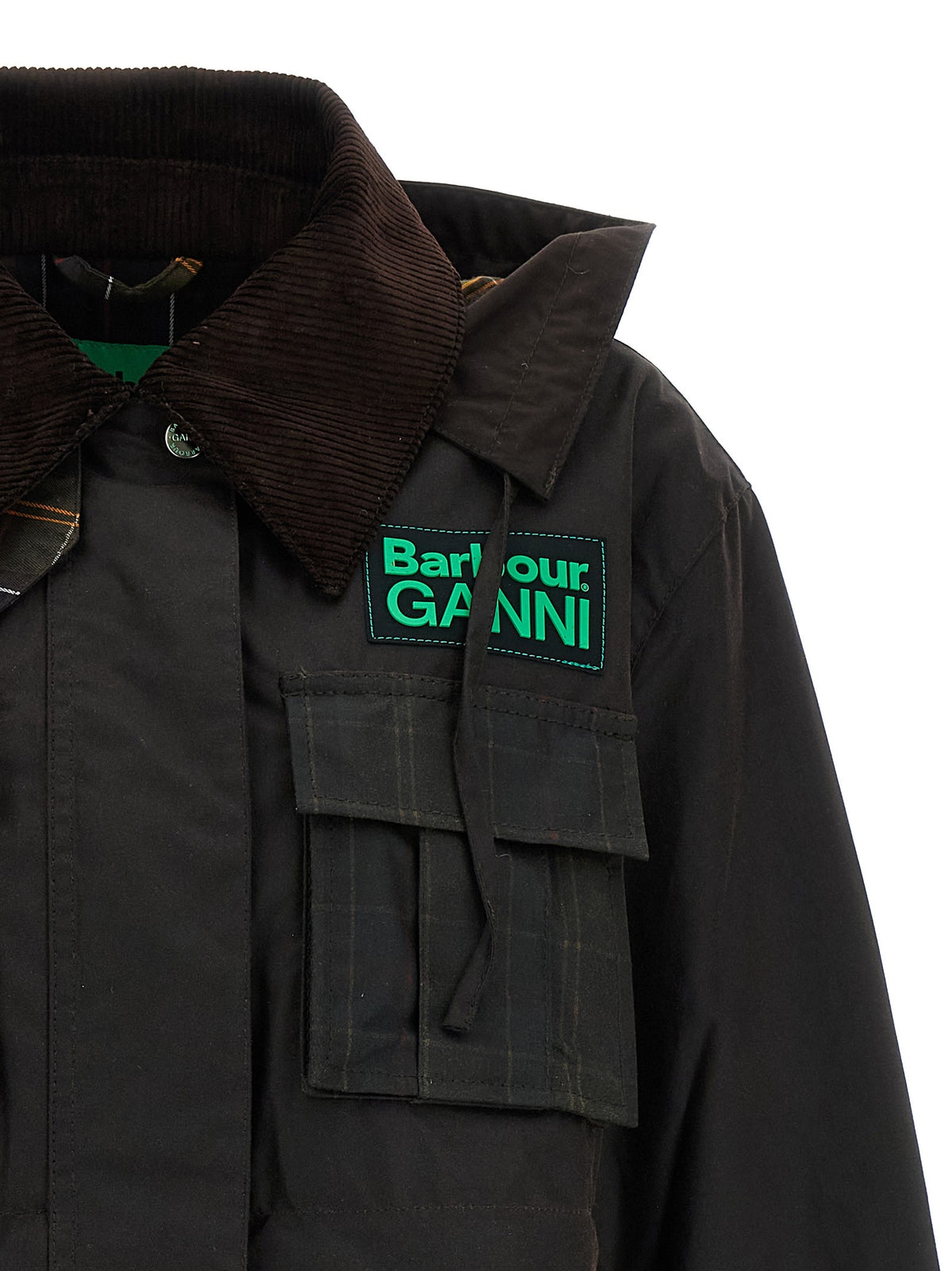 Barbour Parka Barbour Ganni Brown
