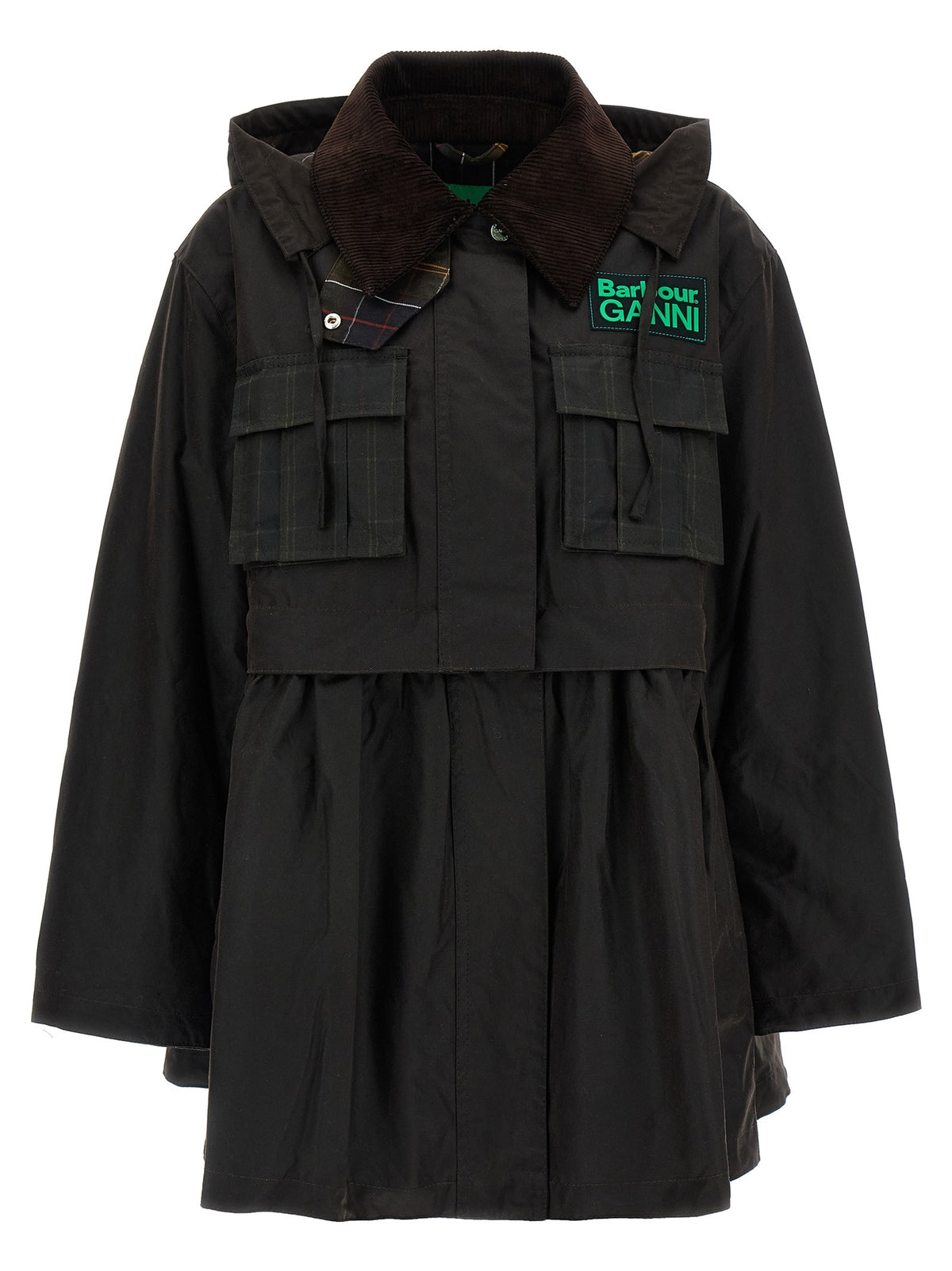 Barbour Parka Barbour Ganni Brown