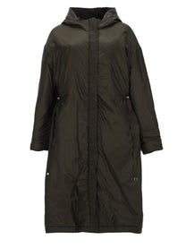 S MAX MARA Women's Parka Imbottito Reversibile Bosco Green, view 3