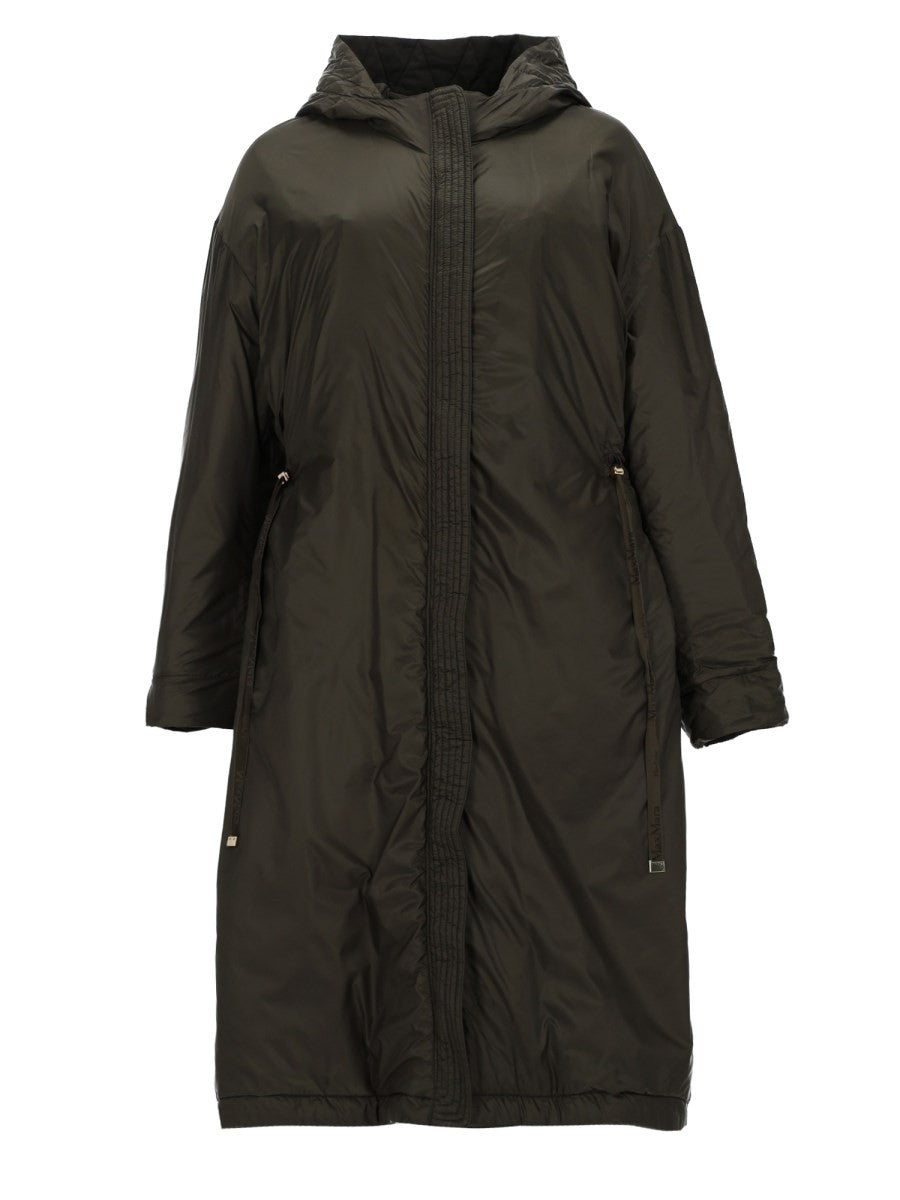 S MAX MARA Women's Parka Imbottito Reversibile Bosco Green, view 3