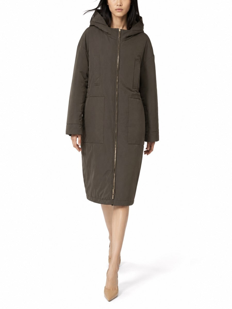 S MAX MARA Women's Parka Imbottito Reversibile Bosco Green, view 2