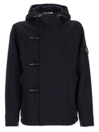 Stone Island Men's Wool Cashmere Parka Blue