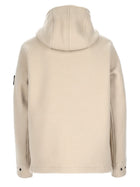 Stone Island Men's Wool Cashmere Parka Beige