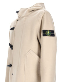 Stone Island Men's Wool Cashmere Parka Beige