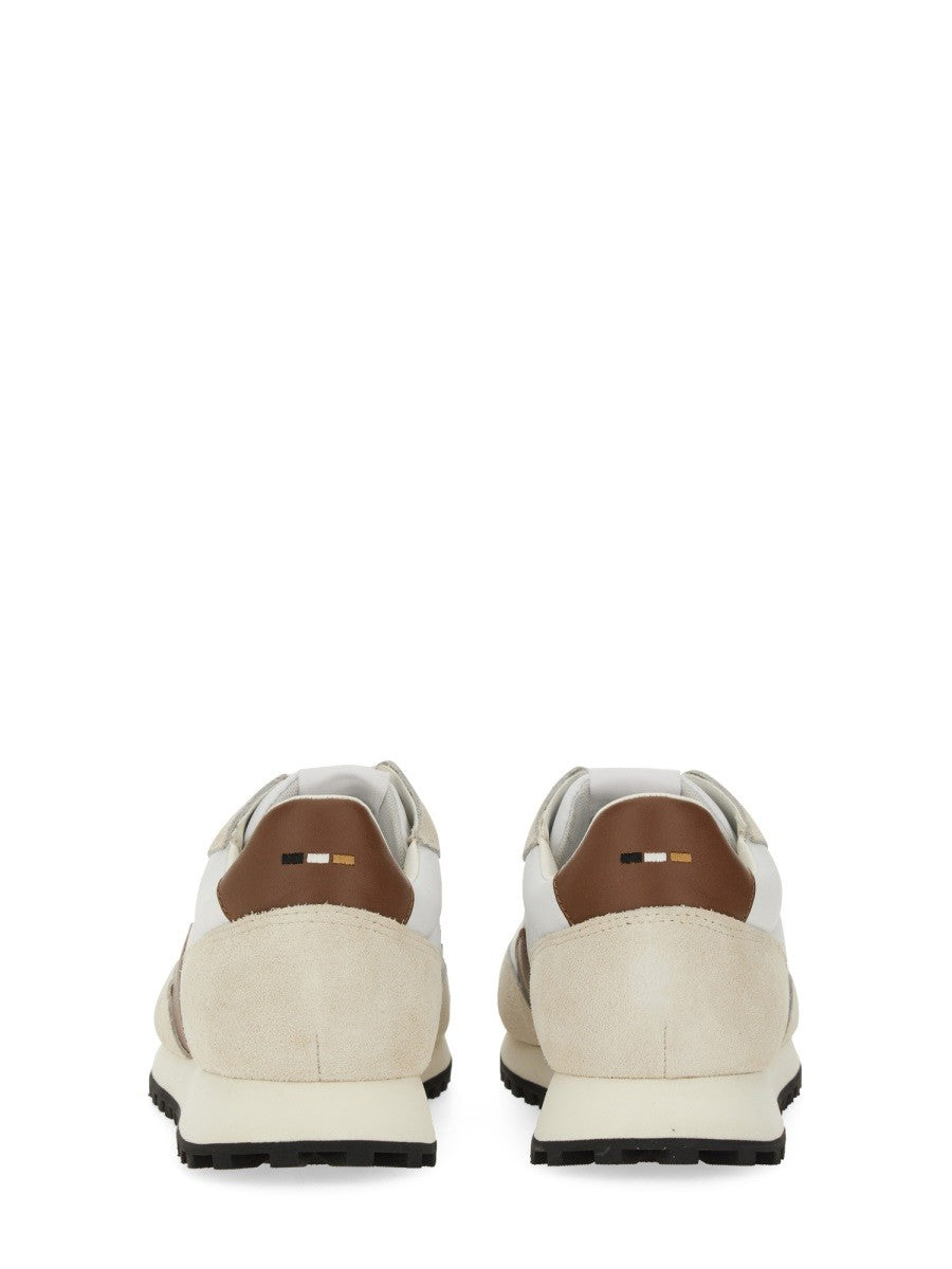 BOSS Men's Parkour Sneaker White, view 3