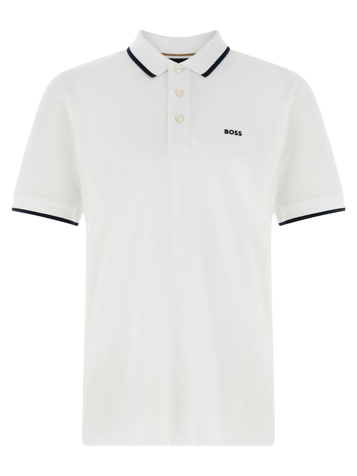 HUGO BOSS Parlay Polo Shirt White