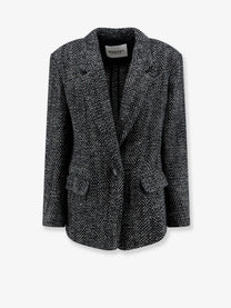 Isabel Marant Étoile Women's Parly Wool Blend Blazer Grey