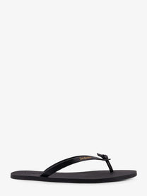 Saint Laurent Men's Party Low Rubber Sandals Black