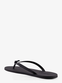Saint Laurent Men's Party Low Rubber Sandals Black