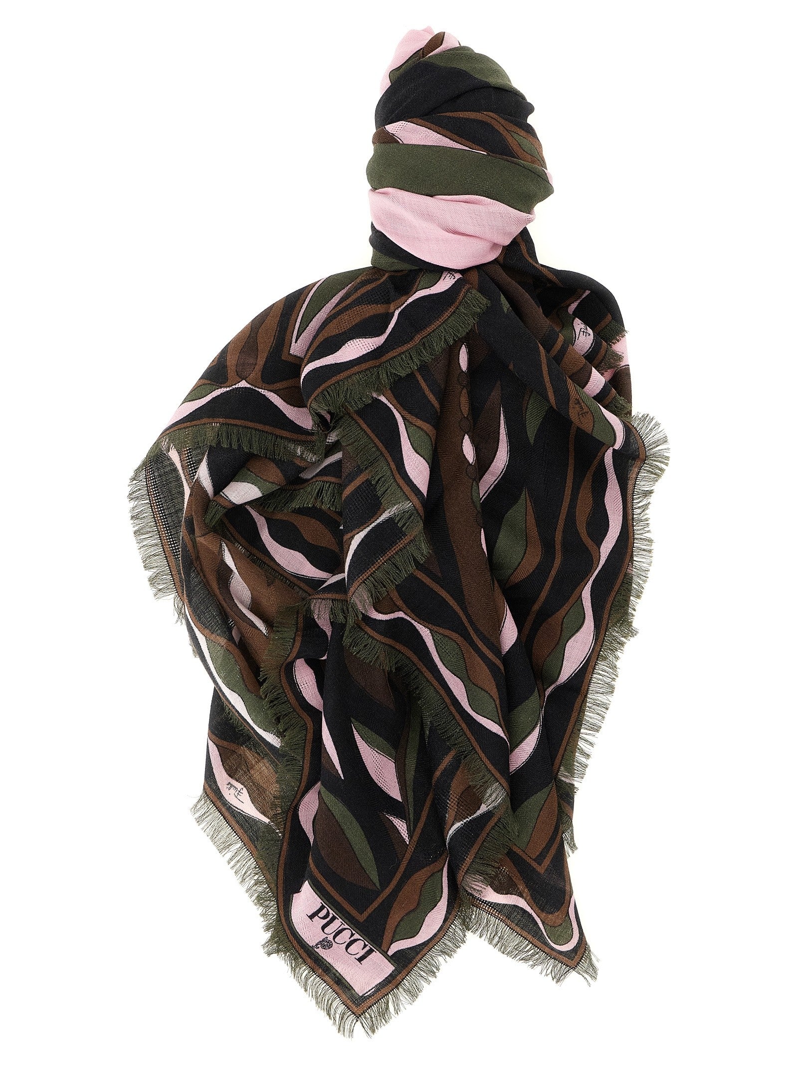 Emilio Pucci Pashmina Dune Gold
